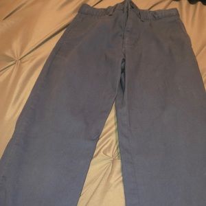 Blue khakis